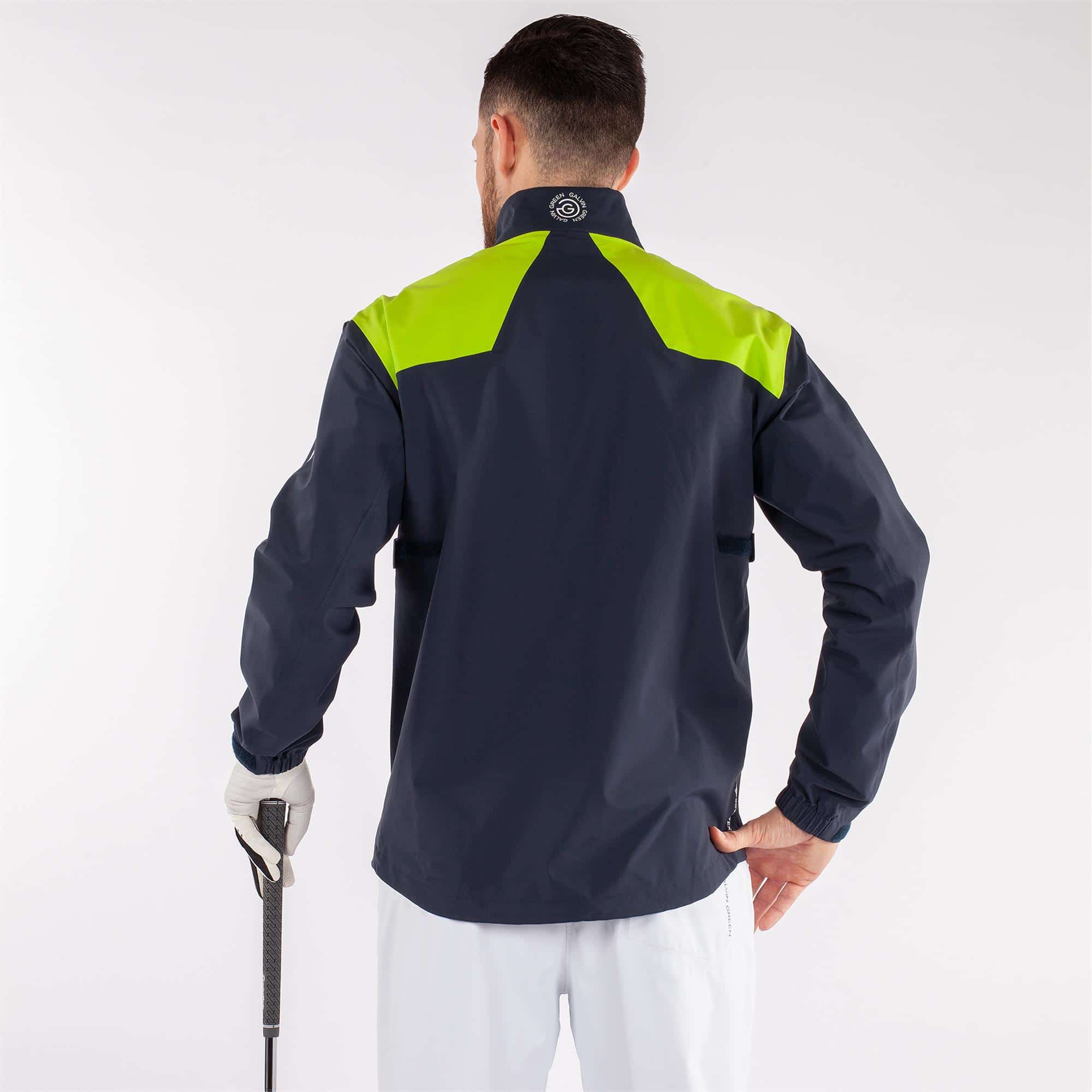 Galvin Green Armstrong Paclite Gore-tex Waterproof Jacket Navy/White/Lime